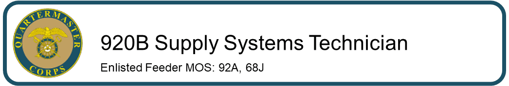 920B Supply Systems Technician