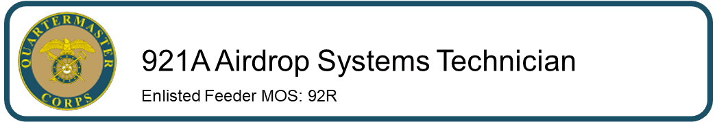 921A Airdrop Systems Technician