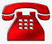 Red telephone Icon